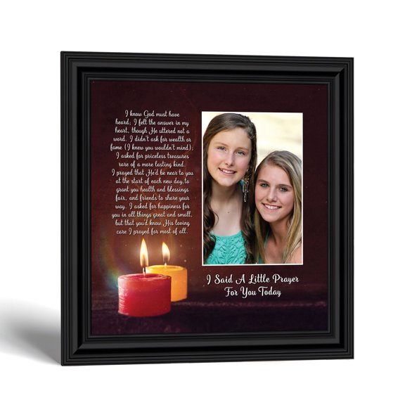 I Said a Prayer for You Today Religious Picture Frame, Photo Opening
