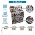 thumbnail image 7 of Table Runners 48 Inches Long Dress Scarves, Christmas Farmhouse Kitchen/Dining Table Runner, Short Coffee Tablerunners, Western Cow Cactus Xmas Balls Botanical Blue 13x48 Inch, 7 of 7