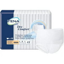 TENA Dry Comfort Protective Underwear, Large, Moderate Absorbency, 18 Count