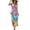 Color-2, variant on Sleeveless Dress Swirl And Colorful Rainbow Tie Dye Summer Women's Clothing Dresses