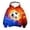 5 Orange, variant on Gyujnb Youth Hoodie Sports Ball Print Cool Warm Versatile Pullover for Daily Sports Outings (Baby, Big Boys),13-14 Years