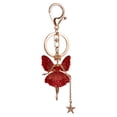 thumbnail image 1 of 1pc Elegante Flor Hada Llavero Cristal Coche Colgante Llavero Colgante Pequeño Regalo, 1 of 2