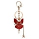 thumbnail image 1 of 1pc Elegante Flor Hada Llavero Cristal Coche Colgante Llavero Colgante Pequeño Regalo, 1 of 2