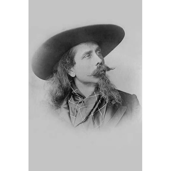 William F. Cody, Buffalo Bill Portrait-Fine art canvas print (20" x 30")
