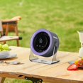 thumbnail image 3 of 100-Speed Mini Desk Fan with Digital Display, Portable Rechargeable Small Fan with Brushless Motor, Adjustable Tilt for Desktop, Office, Bedroom, and Indoor Outdoor Use, 3 of 8