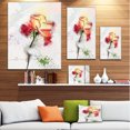 thumbnail image 3 of Beautiful Rose Illustration Drawing - Floral Canvas Art Print, 3 of 4