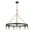 thumbnail image 4 of Chatham 9 Light Chandelier in Gunmetal Bronze, 4 of 6