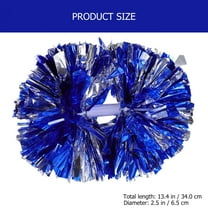PTOOTP 4-Pack Reusable Cheerleading Pom Poms with Handle for Dance Performance and Sports Events