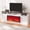 White, variant on YOKWOK 85" Fireplace TV Stand for TVs up to 90", Wooden Media Console with Storage Space, Built-in 47.2" Electric Fireplace, Remote Control Use, 500W/750W Settings, Timer Function, Brown