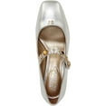 thumbnail image 4 of Circus Ny By Sam Edelman Women's Elaine Mary Jane Block Heel Pumps Soft Silver 6.5M, 4 of 5