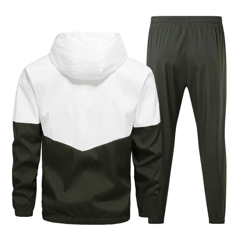 MGCWSH Men Retro Windbreaker Track Suit Track Jacket Track