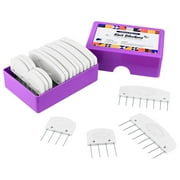 20 Pcs Knit Blocker Combs, Color Knit Blockers Combs for Blocking, Rainbow Knitting Blockers Pins for Blocking Mats Knitting Pins Kit Knitting Tools, Multi Colors