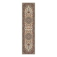 thumbnail image 2 of Unique Loom Outdoor Traditional Collection Area Rug - Wisdom (2' x 8' Runner Ivory/Red), 2 of 11