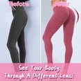 thumbnail image 6 of Biekopu Women Solid Color Yoga Trousers, Butt Lifting High Waist Long Pants, 6 of 8