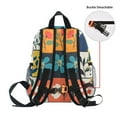 thumbnail image 5 of FORMRS School Backpack with Front Zippered Pocket 12" Student Travel Daypack, Floral Patterns, 5 of 6