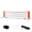 Black+Red, variant on Portable Soccer Tennis Net for Training with Sideline, 10ft Multi-Sport Pickleball Badminton Mini Tennis Net, Foldable with Storage Bag, Black and Red