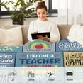 thumbnail image 3 of Teacher Blanket Teacher Appreciation Gifts for Women Men, First Day of School Teacher Gift, Back to School Teacher Gifts, Teachers'' Day Teacher Assistant Gifts, Best Teacher Gifts 60"x50", 3 of 6