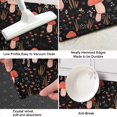 thumbnail image 3 of Red Mushroom Grass Black Pattern Kitchen Rug Mat,Kitchen Runner Rugs Non Skid Washable,Decorative Kitchen Floor Mats for Kitchen,Sink,Laundry,17"X47", 3 of 5