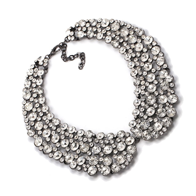 Sonducket Gargantilla de aleación para mujer, adorno para el cuello, colgantes para vestido, babero, collar, colgante de joyería, accesorio de moda, Ropa, zapatos y accesorios Miscelánea Blanco Sonducket AP014842-02