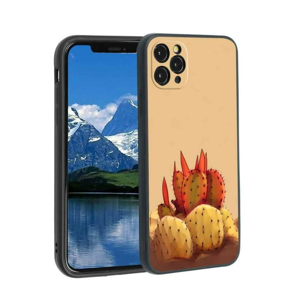 Compatible with iPhone 11 Pro Phone Case, Cactus-85 Case Silicone Protective for Teen Girl Boy Case for iPhone 11 Pro
