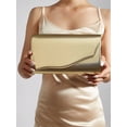 thumbnail image 2 of RUMANLAND Women's Gold Metallic Envelope Evening Clutch Bag Elegant Formal Handbag for Wedding Party Prom Cocktail, 2 of 8