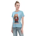 thumbnail image 4 of Women's Basic Short Sleeve T-Shirt Dragon Ball Turtle Fairy, 4 of 6