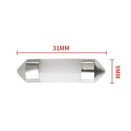 

2 X LED Festoon Interior White Light Bulb 12V Car Auto 6500K 31mm 36mm 39Mm
