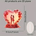 thumbnail image 5 of Valentine's Day Commemorative Sign Celebration,2D Flat Standee Holder And Insert Sign Desktop Display Stand,Valentines Day Together Decorations,Happy Valentines Day Growing Love, 5 of 7