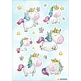 thumbnail image 2 of HERMA 15402 Aufkleber Einhorn Glitzer klein groß, 16 Stück, Tiere Sticker mit lustigen Einhörne, 2 of 2