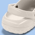 thumbnail image 4 of Huowey Summer Toddler Girls Clogs Garden Shoes Cute Cartoon Animal Graphic Lightweight Non-Slip Tole Breathable Water Sandals Outdoor Beach Pool Soft Casual Footwear Slipper,White,7-8 Years, 4 of 8
