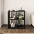 thumbnail image 4 of Librero organizador MORU LUMINA Negro estante modular para libros Mueble organizador multiusos, 4 of 8