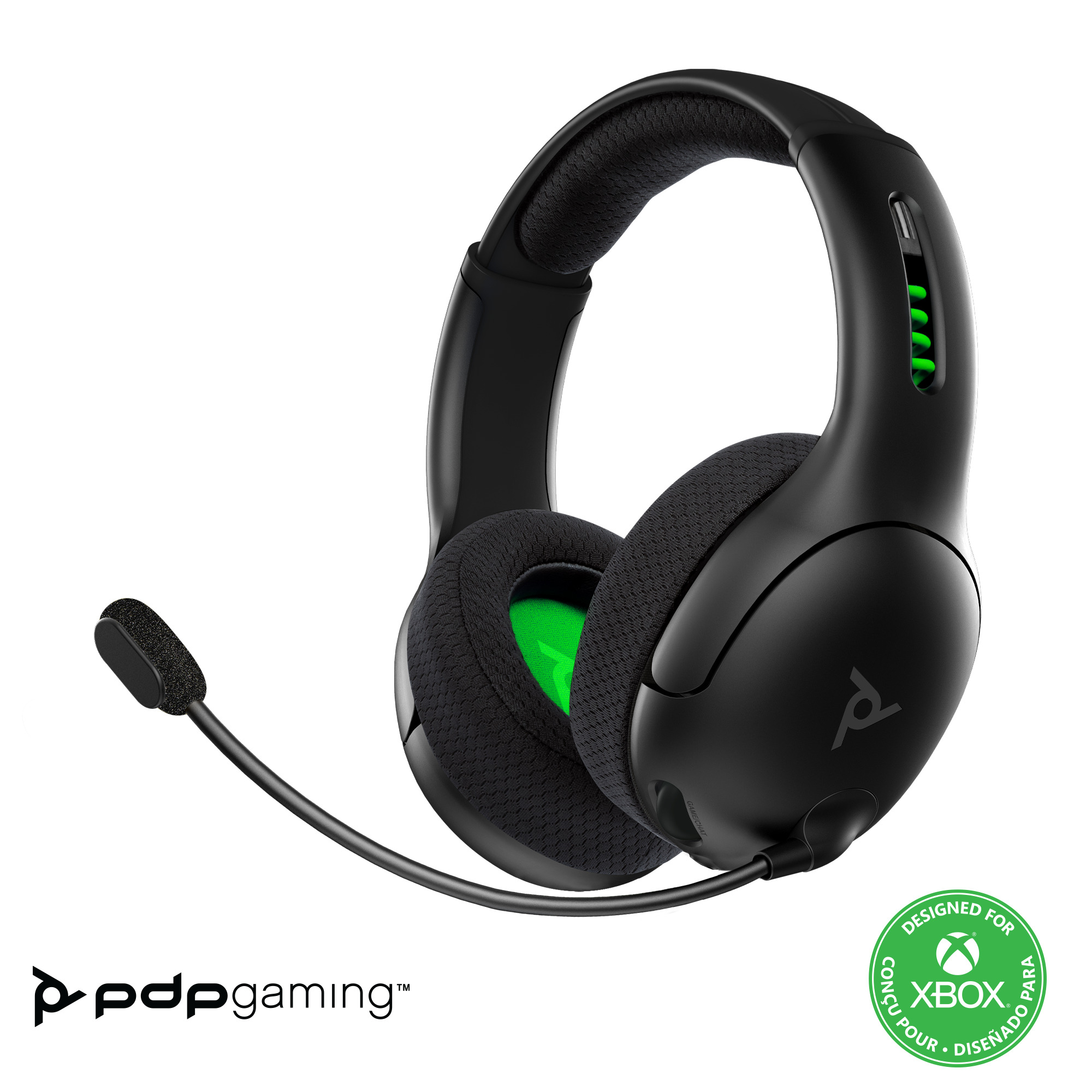 トップシークレット PDP Gaming LVL50 Wireless Headset with Mic for Xbox One, Series  X|S PC, Laptop Compatible Noise Cancelling Microphone, Bass Boost,  Light