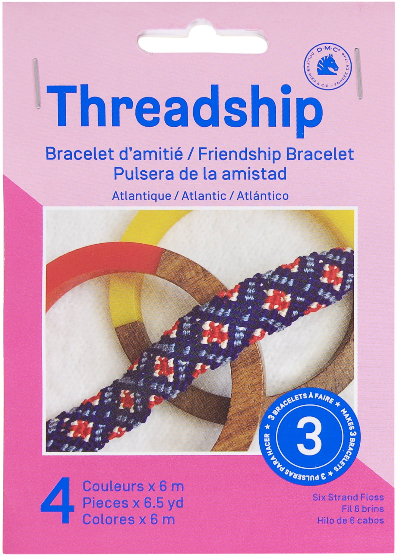 DMC Threadship Bracelet // DMC Threads // Friendship Bracelet Kit