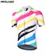 thumbnail image 3 of ARSUXEO - Maillot de ciclismo de manga corta para hombre, de secado rápido, para montaña, ciclismo de carretera, con cremallera reflectante, Z84, 3 of 5