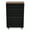 Black, variant on Spaco 4-Tier Storage Cart, Slim Rolling Narrow Kitchen Cart for Small Place, Storage Cart for Indoor, Black