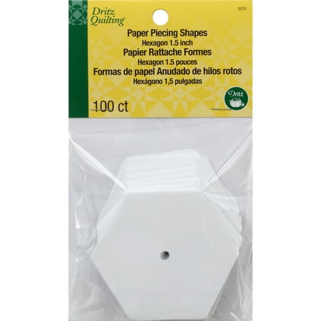 UPC: 0072879032314 | Dritz Quilting Paper Piecing Hexagon-1.5 100/Pkg