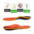 thumbnail image 3 of Tignapoo Breathable Arch Support Insoles for Men & Women – Shock-Absorbing, Flat Feet Relief, and Odor Control in Orange, Size XS 34-37, 3 of 6
