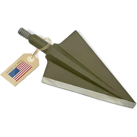 VPA 11/8 2 Blade 250 grain Right Single Bevel Broadhead Screw-In S7 Premium Tool Steel 56-58 Rockwell 3 Pack Made in the USA