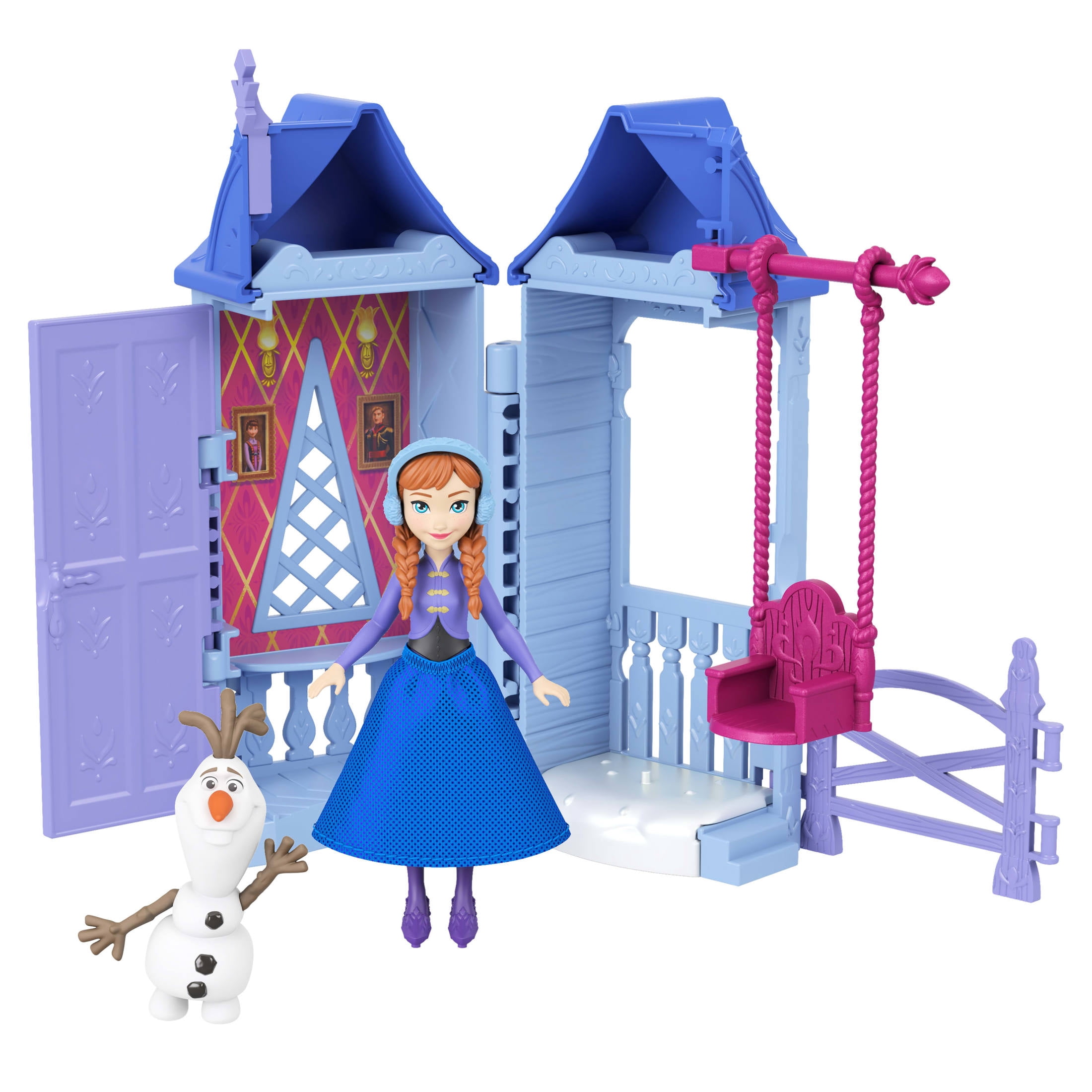 Disney Frozen Small Doll Playset with 5 Surprises Including Anna or Elsa (1 Doll; Character Varies)