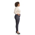thumbnail image 2 of COUVER Women's Mid Rise Soft Knit Skinny Jeggings Navy Blue XL/XXL, 2 of 6