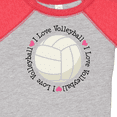 thumbnail image 4 of Inktastic Volleyball Gifts for Girls Girls Baby Bodysuit, 4 of 5