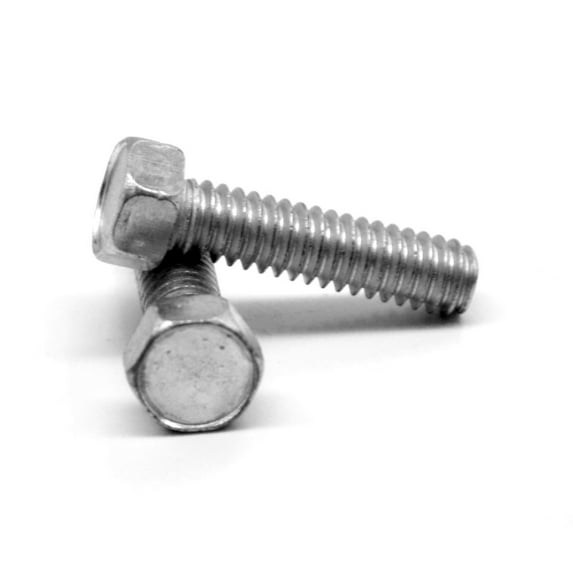 #6-32 x 3/4" (FT) Coarse Thread Machine Screw Indented Hex Head Low Carbon Steel Zinc Plated Pk 5000