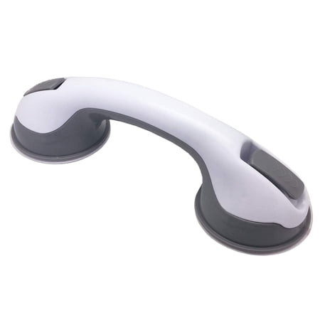1 Pack Shower Handle for Elderly, Grab Bars for Bathroom, 12" Suction Bath Tub Hand Rail, Anti-Slip Safety Bar