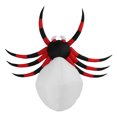 thumbnail image 4 of Decoración inflable de araña de 7,9 pies, decoración para exteriores con luz LED, gran accesorio de araña, decoración de Halloween para patio, 4 of 10
