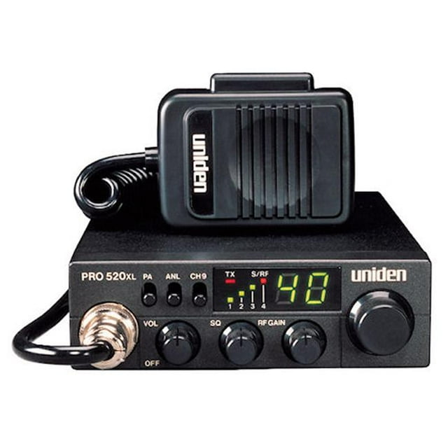 FiveGears 40-Channel CB Radio with ANL Switch, Black
