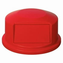 Round Brute Dome Top, 22 11/16dia X 12 1/4h, Red