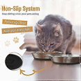 thumbnail image 4 of 2025 Wellbro Pet Bowl , 2 Pcs Stainless Steel Cat Bowls for Food and Water, 4 of 5