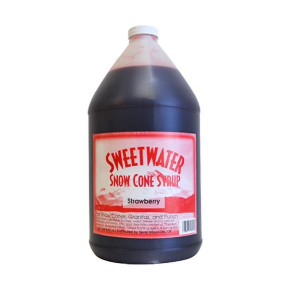 Sweetwater Snow Cone Strawberry Syrup cs 4/1 gal