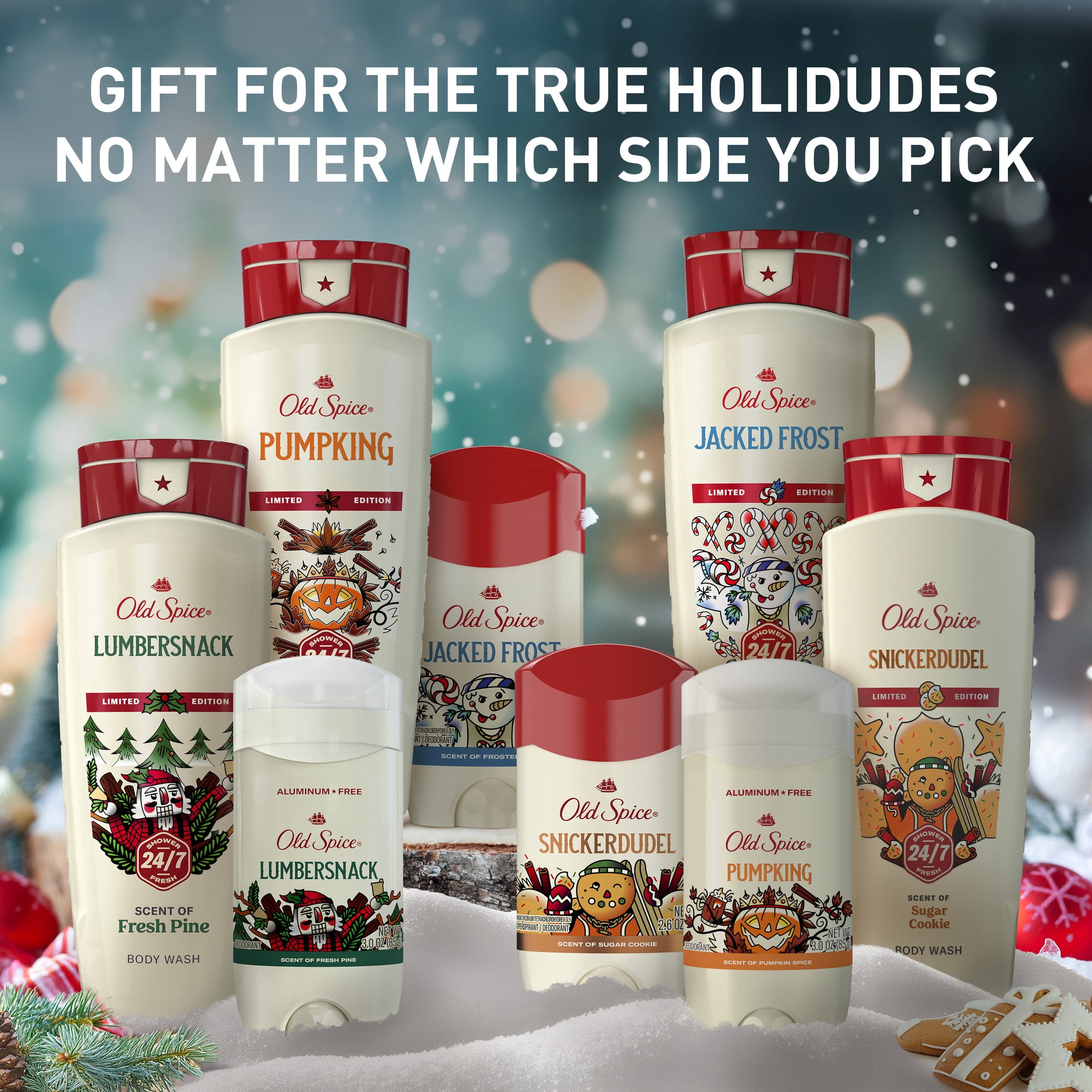 Old Spice Body Wash for men, Holiday Edition, Snickerdudel, 16oz