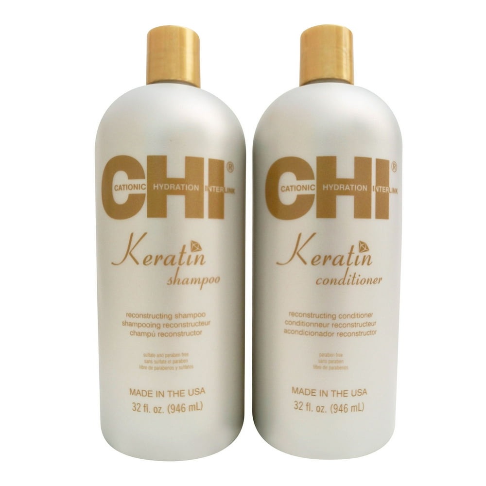 CHI CHI Keratin Duo Shampoo & Conditioner Set 32 Oz
